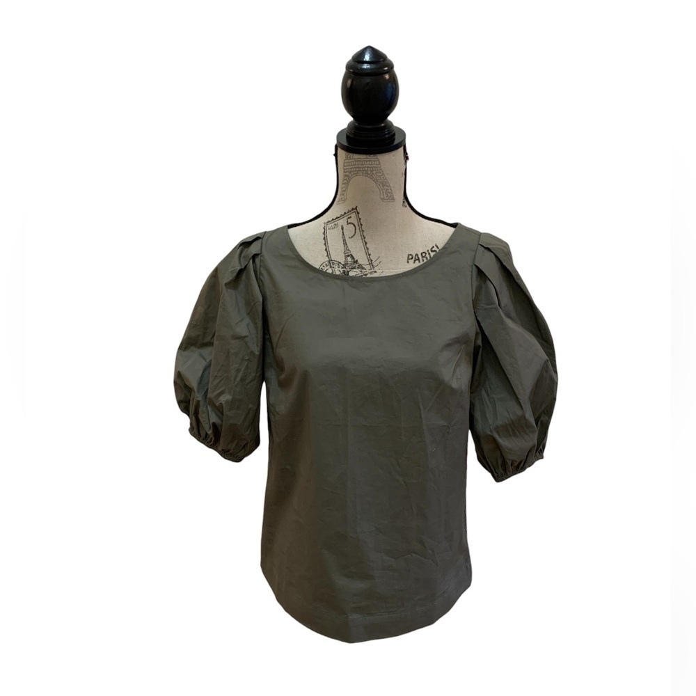 RW & Co. S Puffed Shoulder‎ Blouse